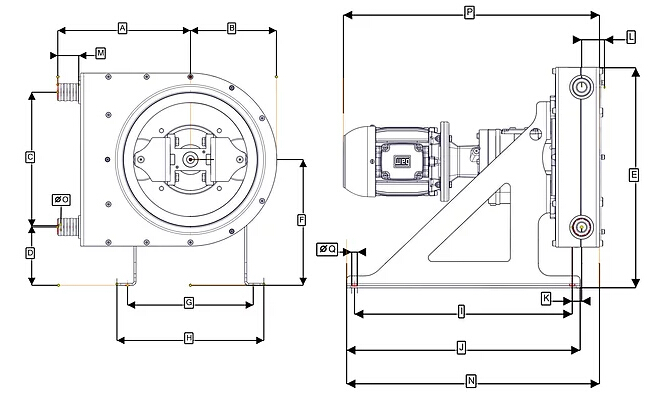 Albin蠕動計量泵ALP30F結(jié)構(gòu)圖.jpg Albin蠕動泵ALP 30F / ALP 30VM / ALP 45F / ALP 45VM